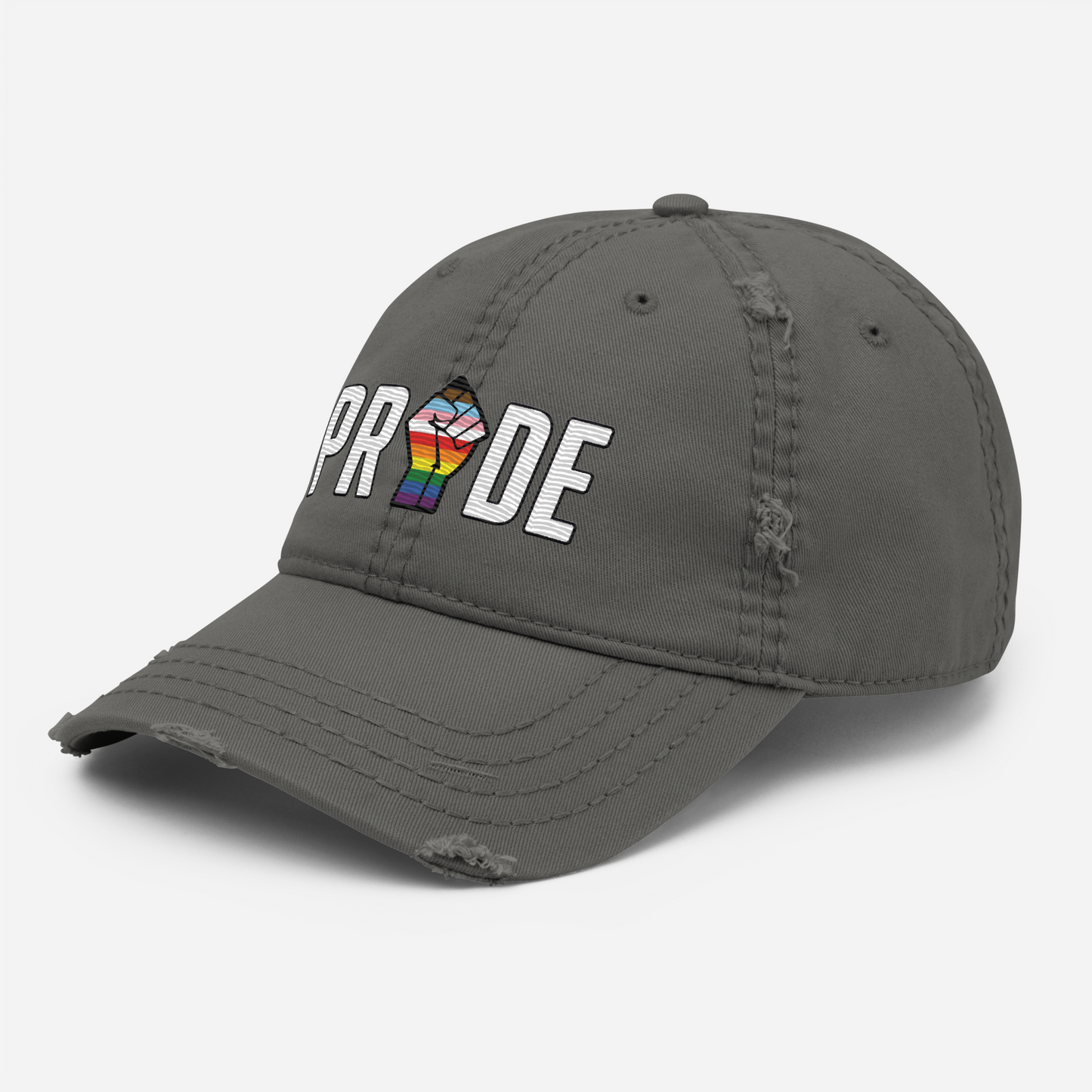 'Power of Pride' Distressed Low-Profile Hat