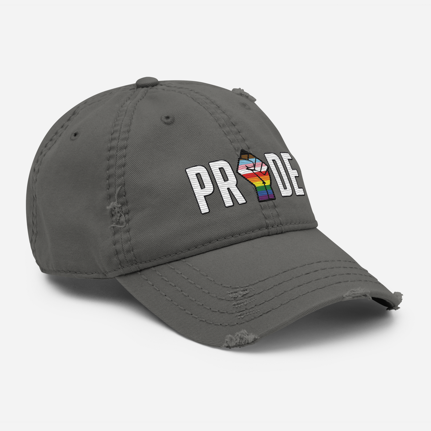 'Power of Pride' Distressed Low-Profile Hat