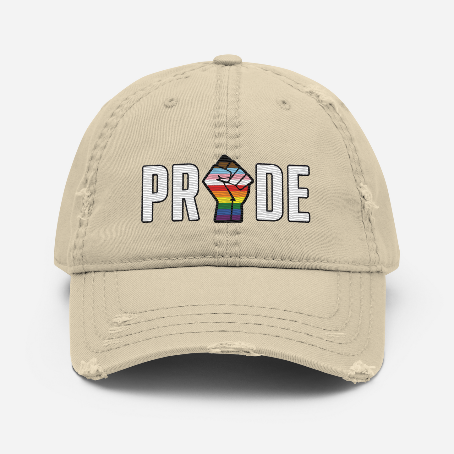 'Power of Pride' Distressed Low-Profile Hat