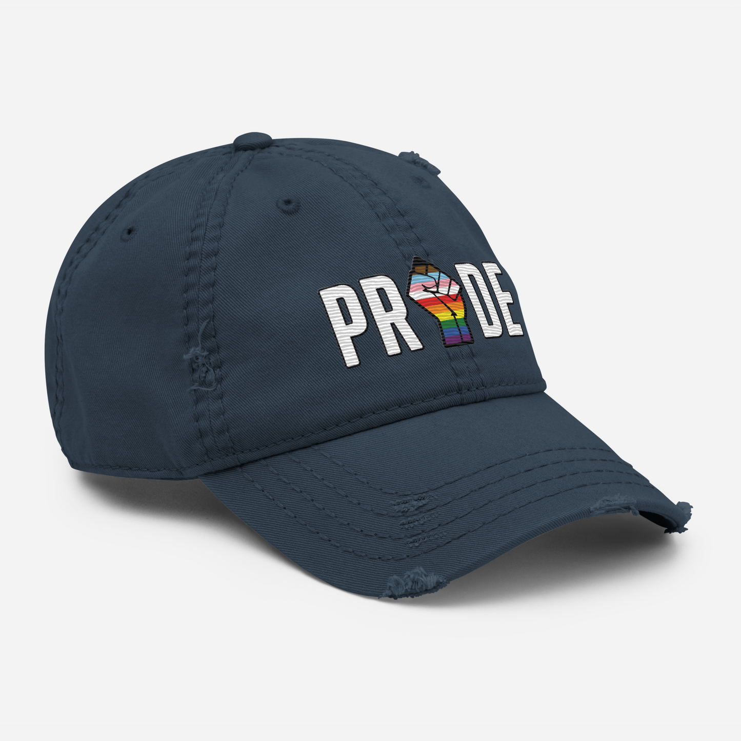 'Power of Pride' Distressed Low-Profile Hat