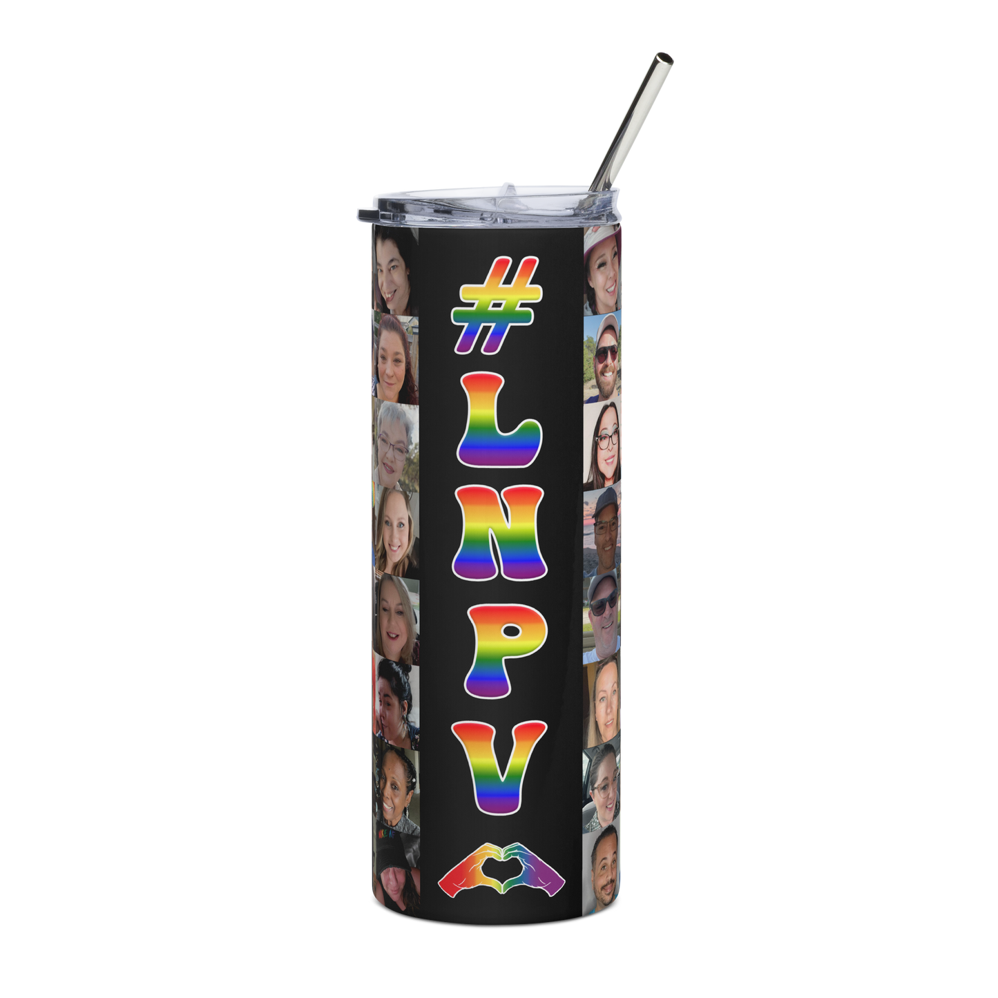#LNPV Group Photo Stainless Steel Tumbler (Black Background)