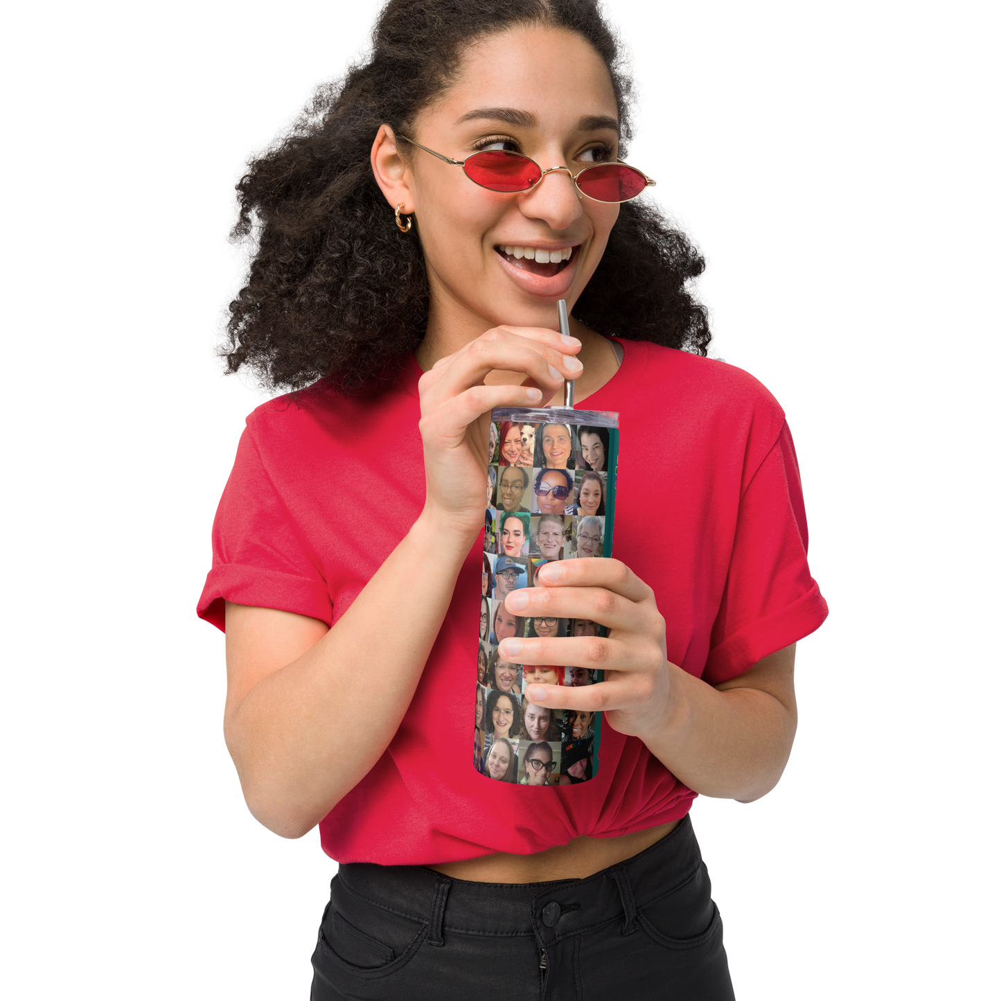 #LNPV Group Photo Stainless Steel Tumbler (Teal Background)
