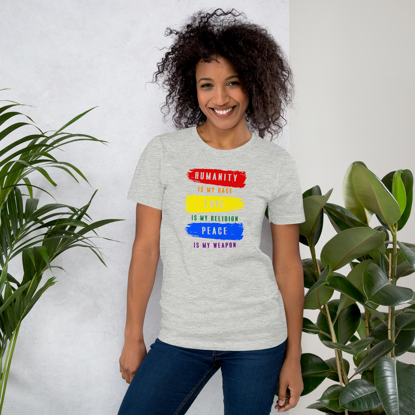 'Humanity, Love, Peace' Unisex T-Shirt