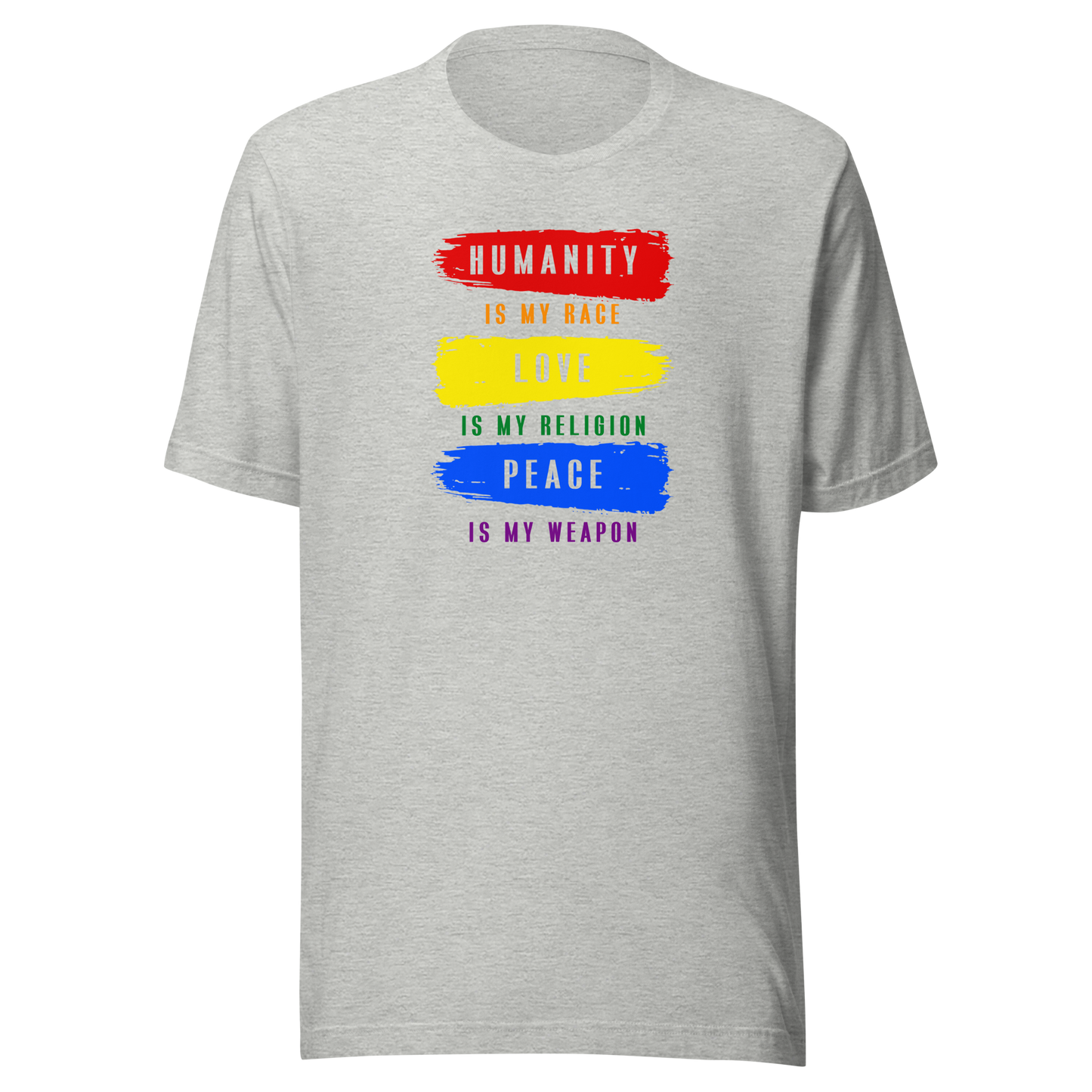 'Humanity, Love, Peace' Unisex T-Shirt