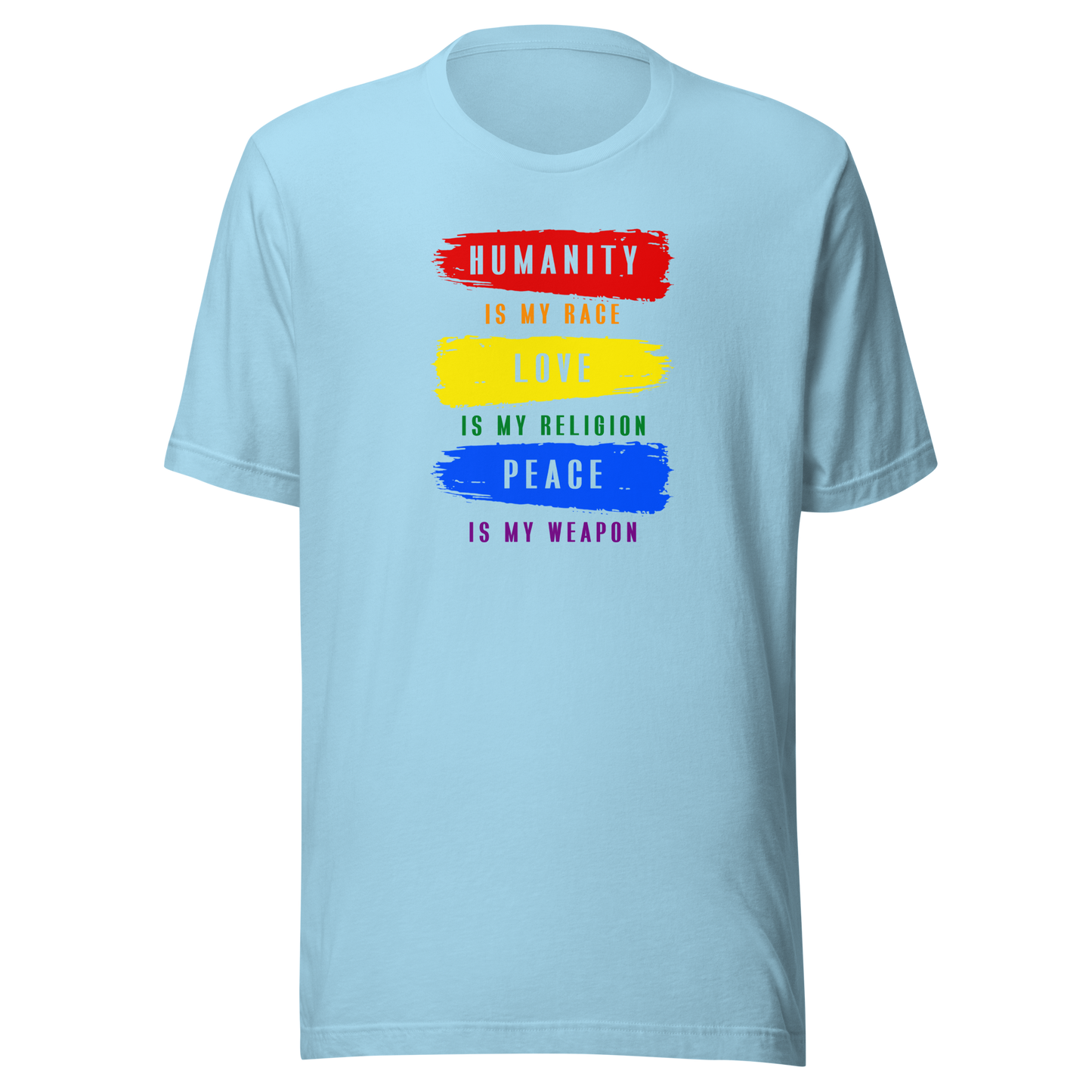 'Humanity, Love, Peace' Unisex T-Shirt