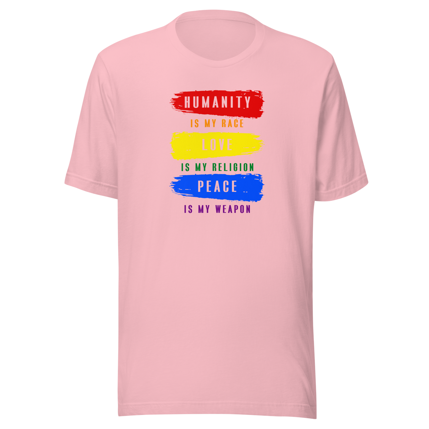 'Humanity, Love, Peace' Unisex T-Shirt