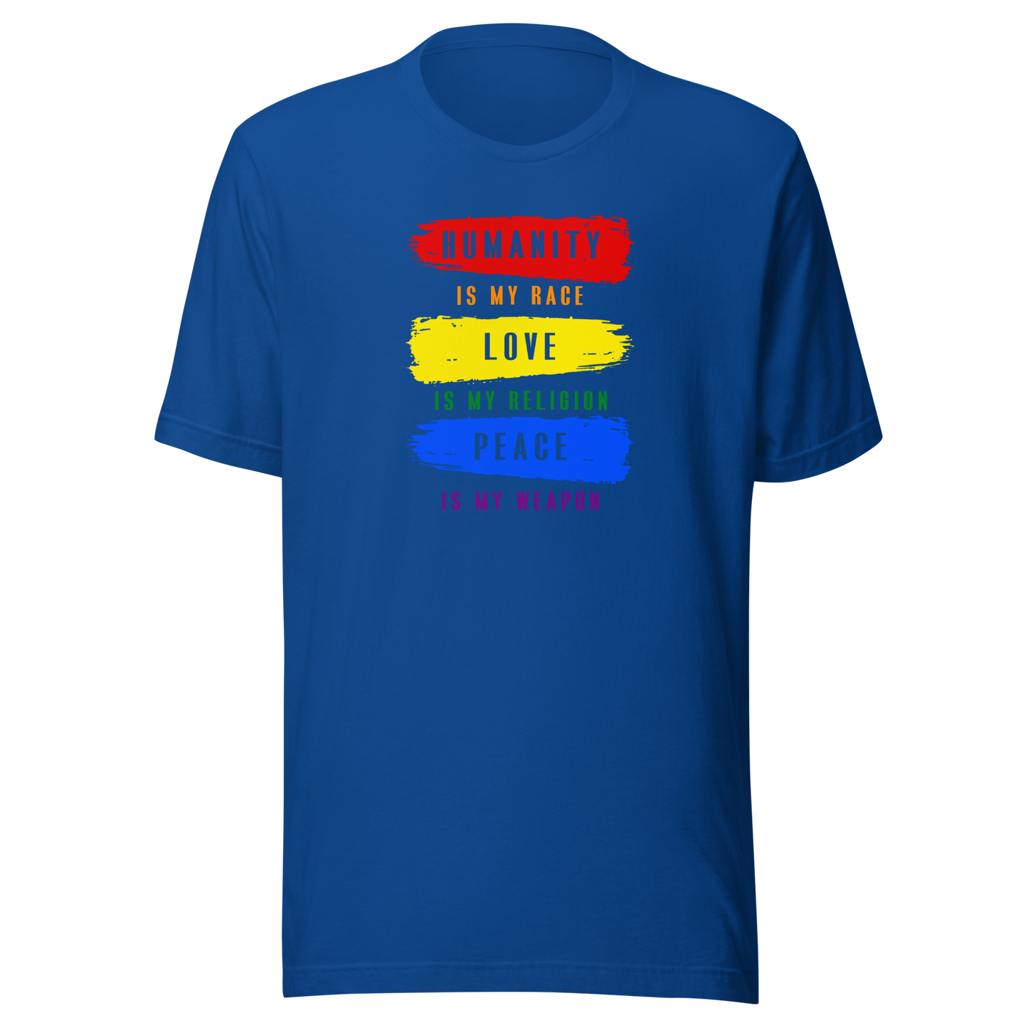 'Humanity, Love, Peace' Unisex T-Shirt