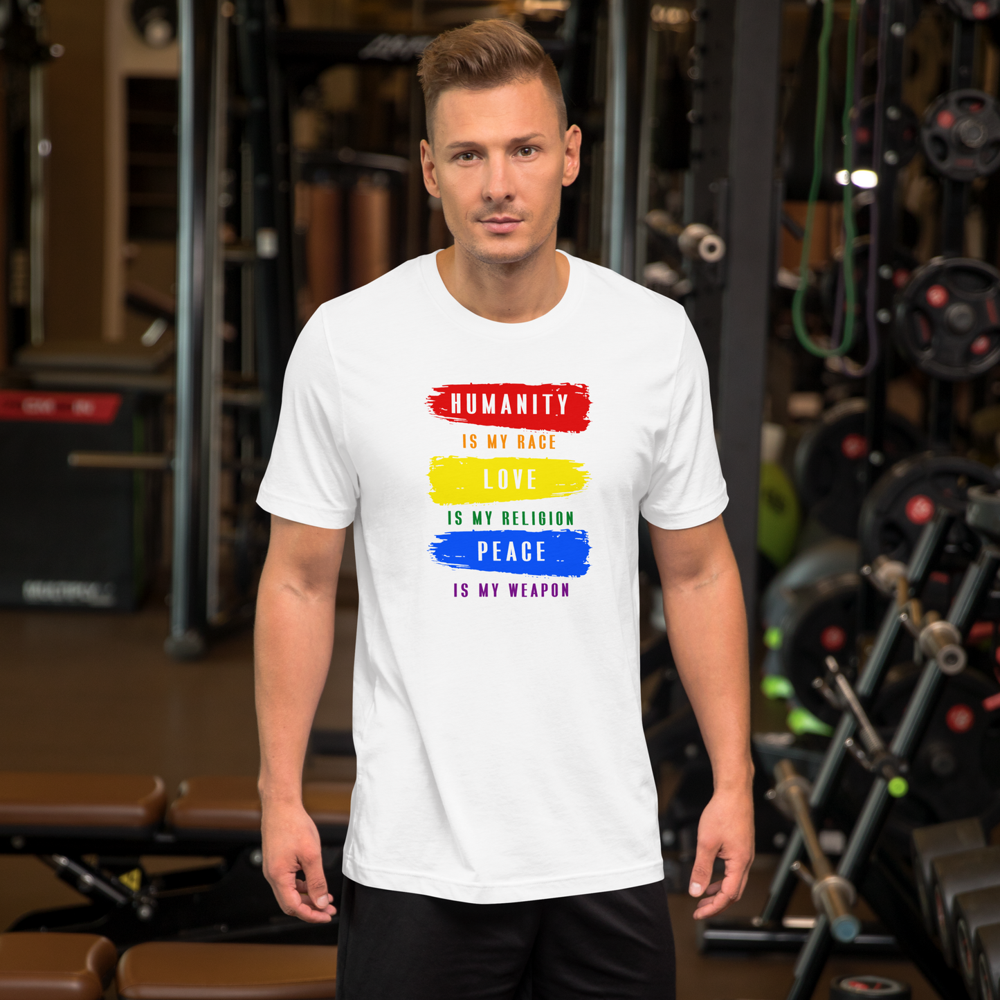 'Humanity, Love, Peace' Unisex T-Shirt
