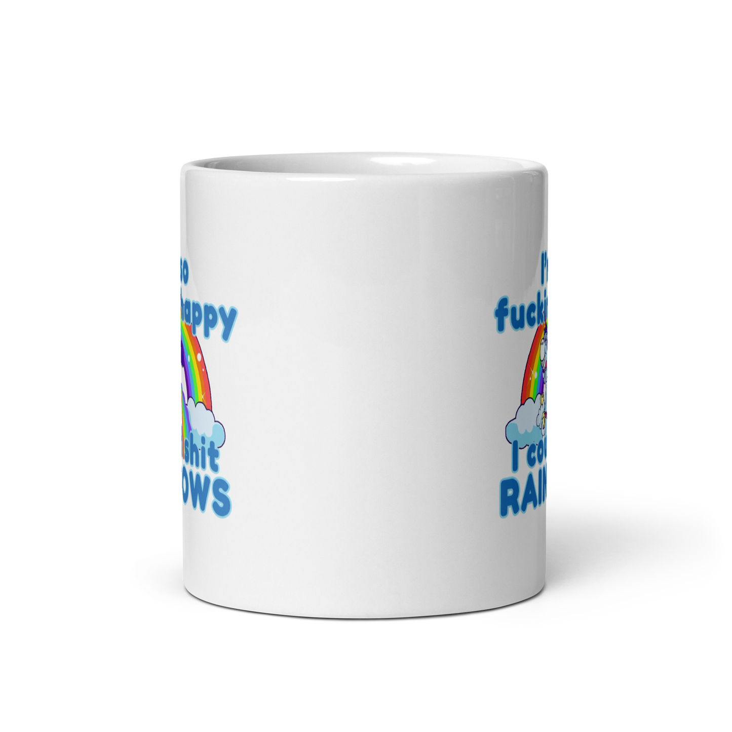 'So Happy' White Glossy Mug