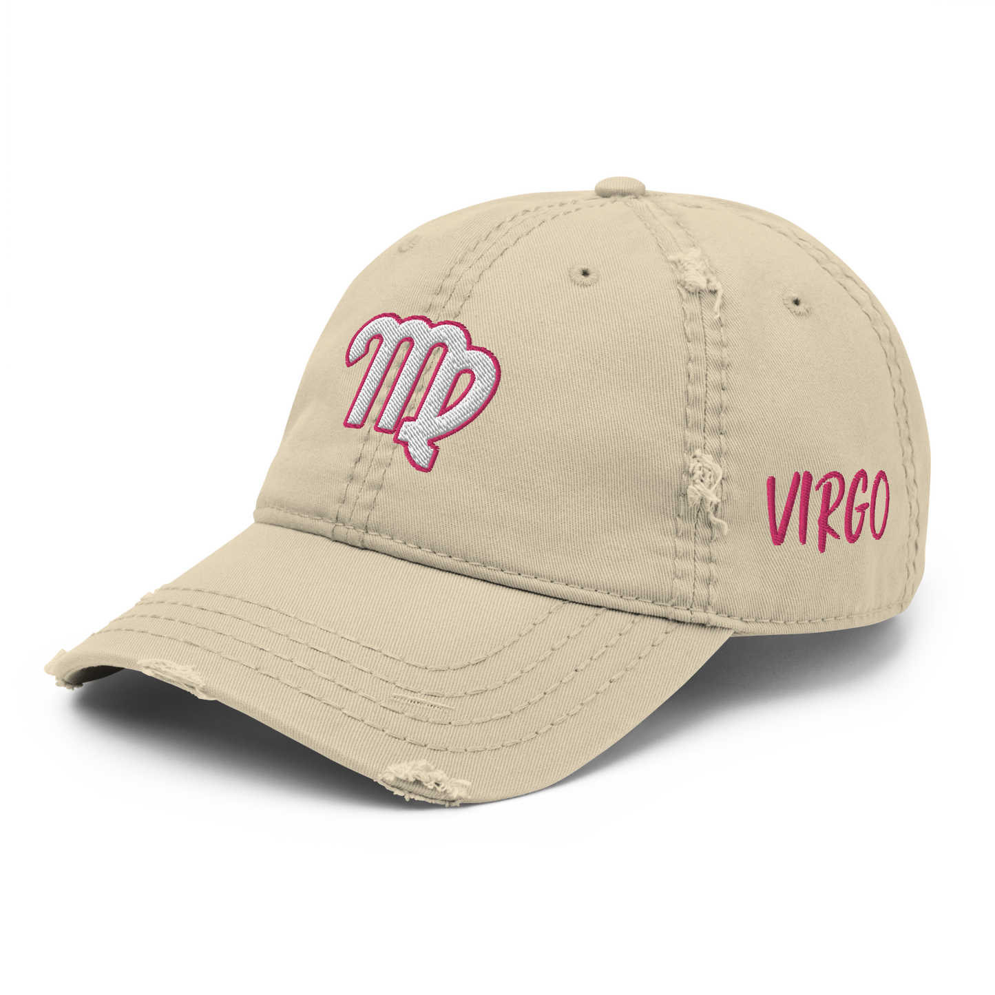 'Virgo Sign' Distressed Hat