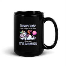 Load image into Gallery viewer, &#39;I Don&#39;t Fart&#39; Black Glossy Mug
