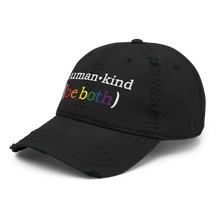 Load image into Gallery viewer, &#39;Human-Kind (Be Both)&#39; Distressed Low-Profile Hat
