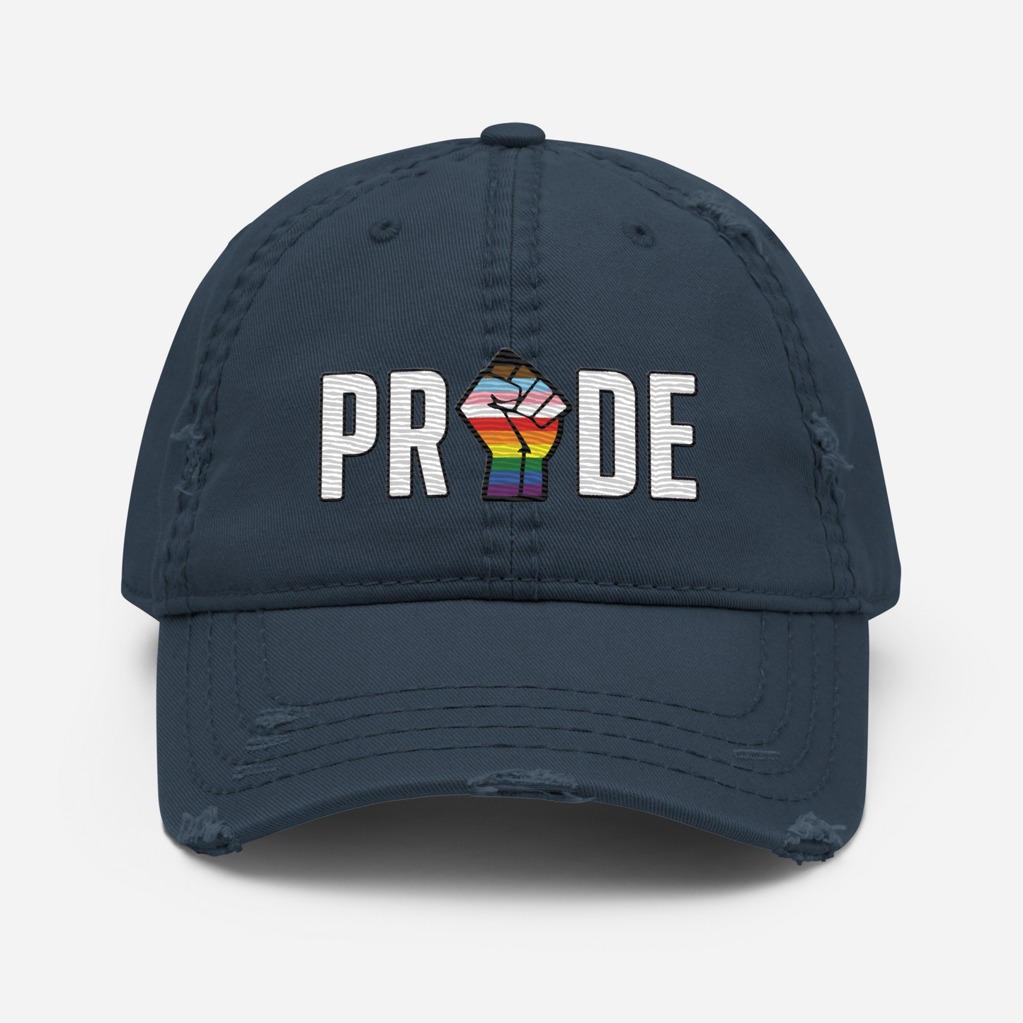 'Power of Pride' Distressed Low-Profile Hat