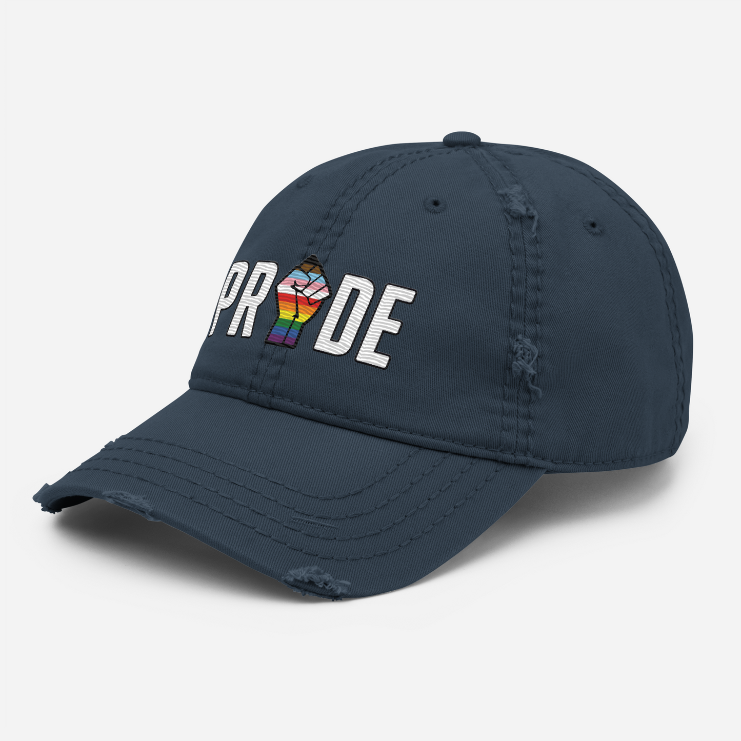 'Power of Pride' Distressed Low-Profile Hat