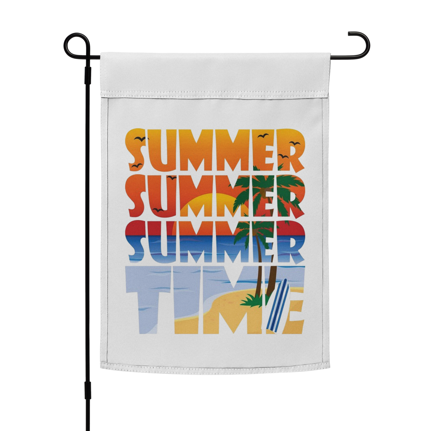 'Summer Time' Garden Flag