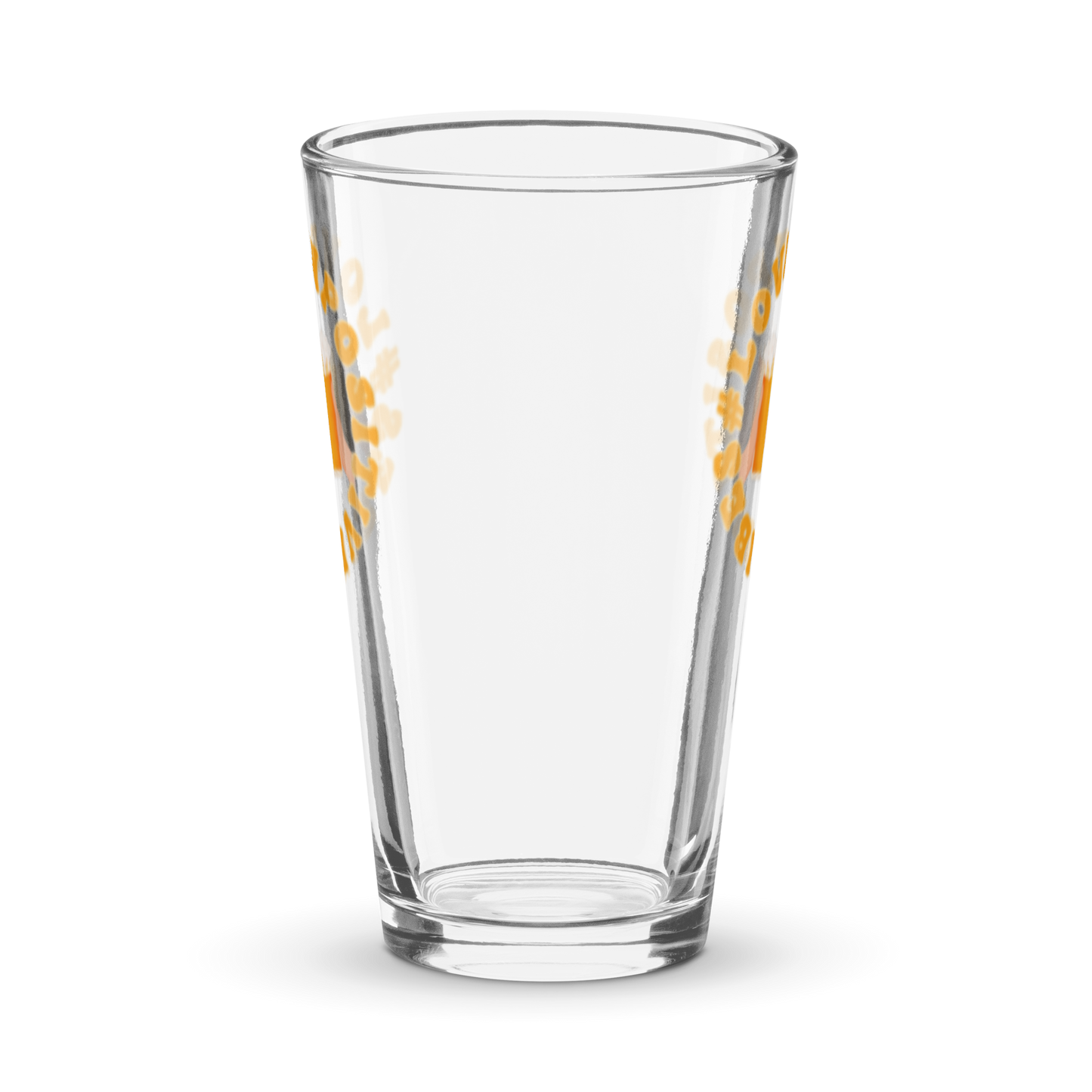 #Lovenpositivevibes Shaker Pint Glass
