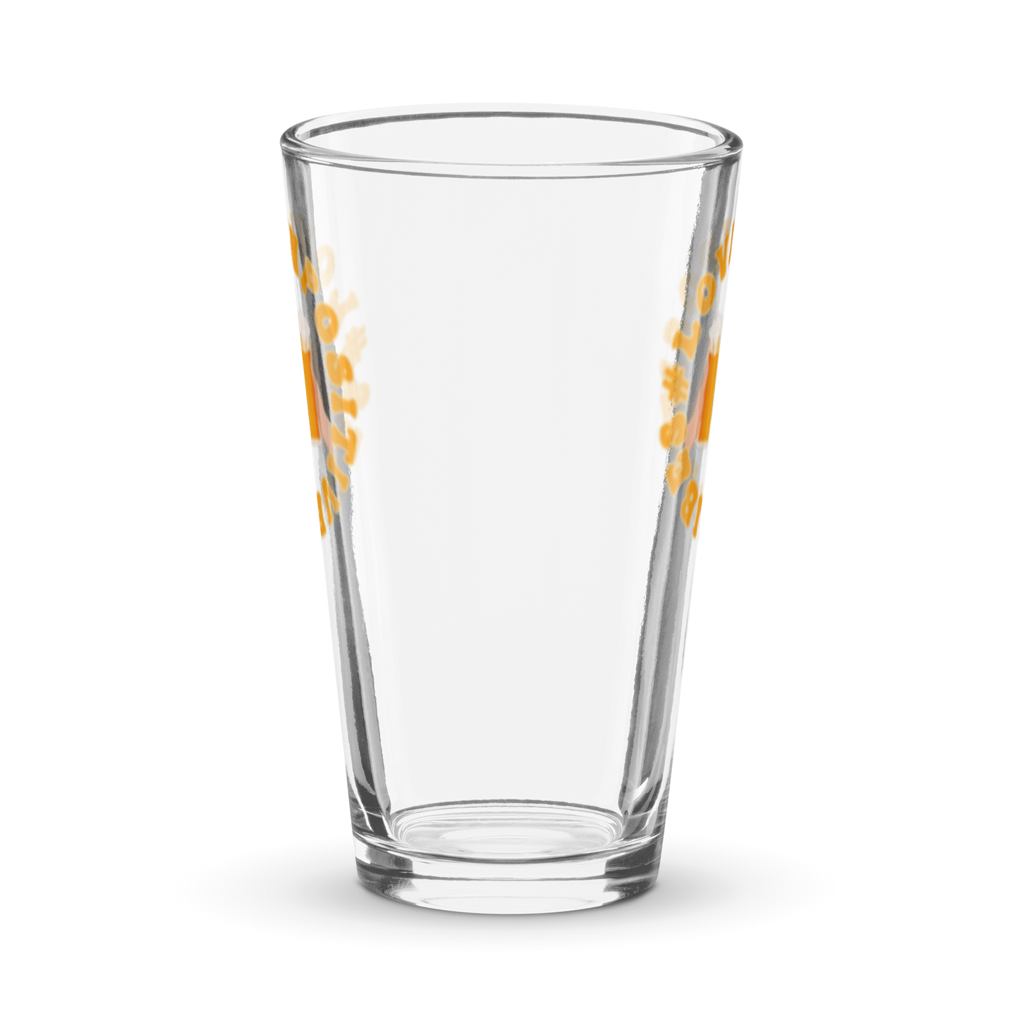 #Lovenpositivevibes Shaker Pint Glass