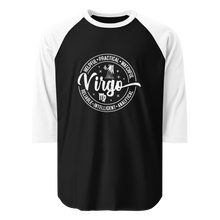 Load image into Gallery viewer, &#39;Virgo Zodiac&#39; 3/4 Sleeve Raglan Shirt
