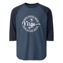 Load image into Gallery viewer, &#39;Virgo Zodiac&#39; 3/4 Sleeve Raglan Shirt
