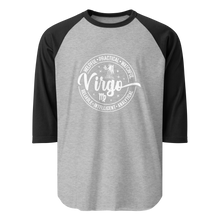 Load image into Gallery viewer, &#39;Virgo Zodiac&#39; 3/4 Sleeve Raglan Shirt
