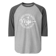 Load image into Gallery viewer, &#39;Virgo Zodiac&#39; 3/4 Sleeve Raglan Shirt
