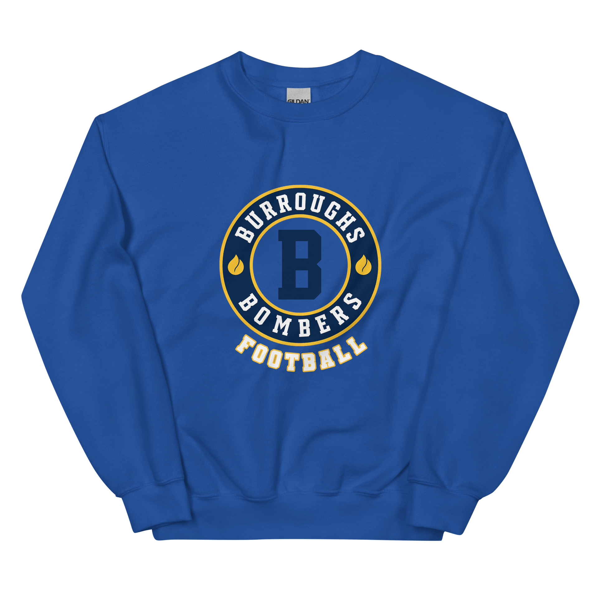 Burroughs Bombers Football' Unisex Sweatshirt – Unity Tree Apparel, image size:1920x1920