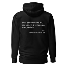 Load image into Gallery viewer, &#39;Dear Person Behind Me&#39; Unisex Hoodie
