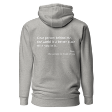 Load image into Gallery viewer, &#39;Dear Person Behind Me&#39; Unisex Hoodie
