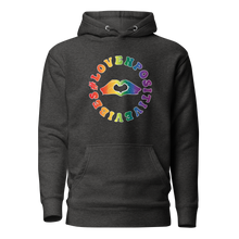 Load image into Gallery viewer, #Lovenpositivevibes Unisex Hoodie (Rainbow Logo)
