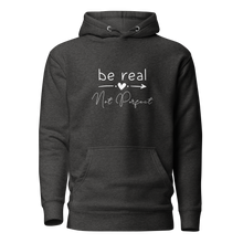 Load image into Gallery viewer, &#39;Be Real Not Perfect&#39; Unisex Hoodie
