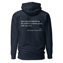 Load image into Gallery viewer, &#39;Dear Person Behind Me&#39; Unisex Hoodie
