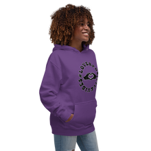 Load image into Gallery viewer, #Lovenpositivevibes Unisex Premium Hoodie (Black Logo)
