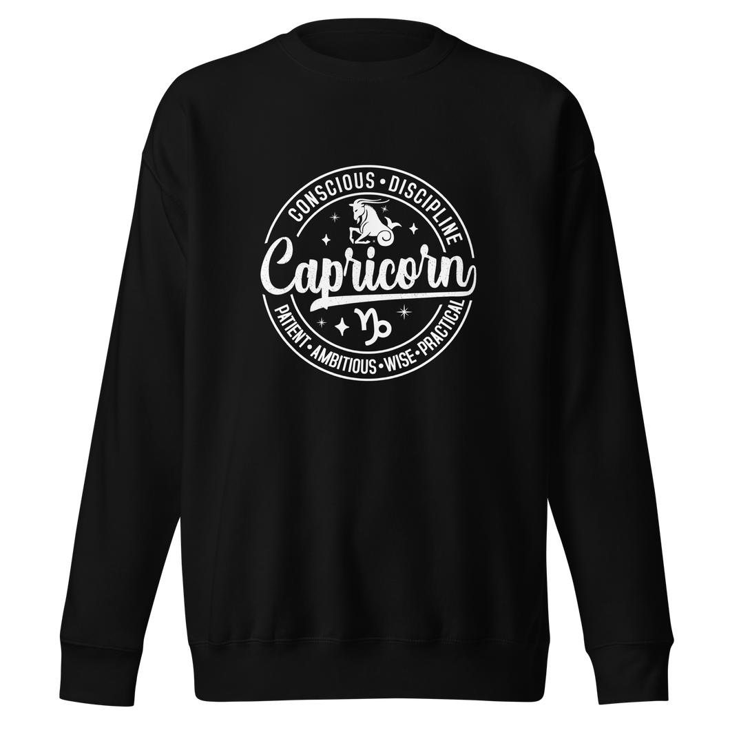 'Capricorn Zodiac' Unisex Premium Sweatshirt