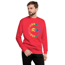 Load image into Gallery viewer, #Lovenpositivevibes Unisex Premium Sweatshirt (Rainbow Logo)
