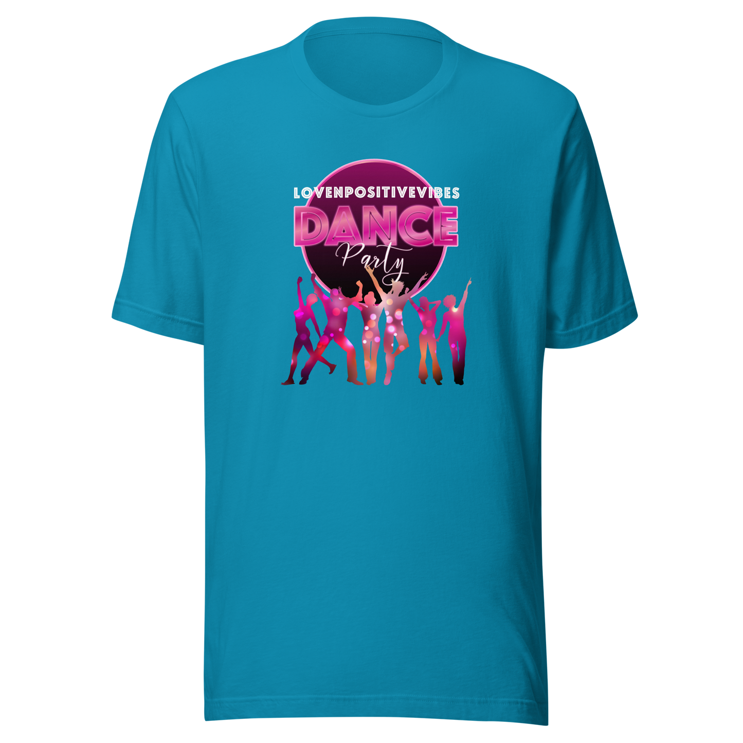 'Lovenpositivevibes Dance Party' Unisex T-Shirt