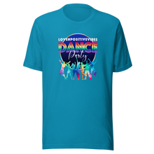 Load image into Gallery viewer, &#39;Lovenpositivevibes Dance Party (Rainbow) Unisex T-Shirt
