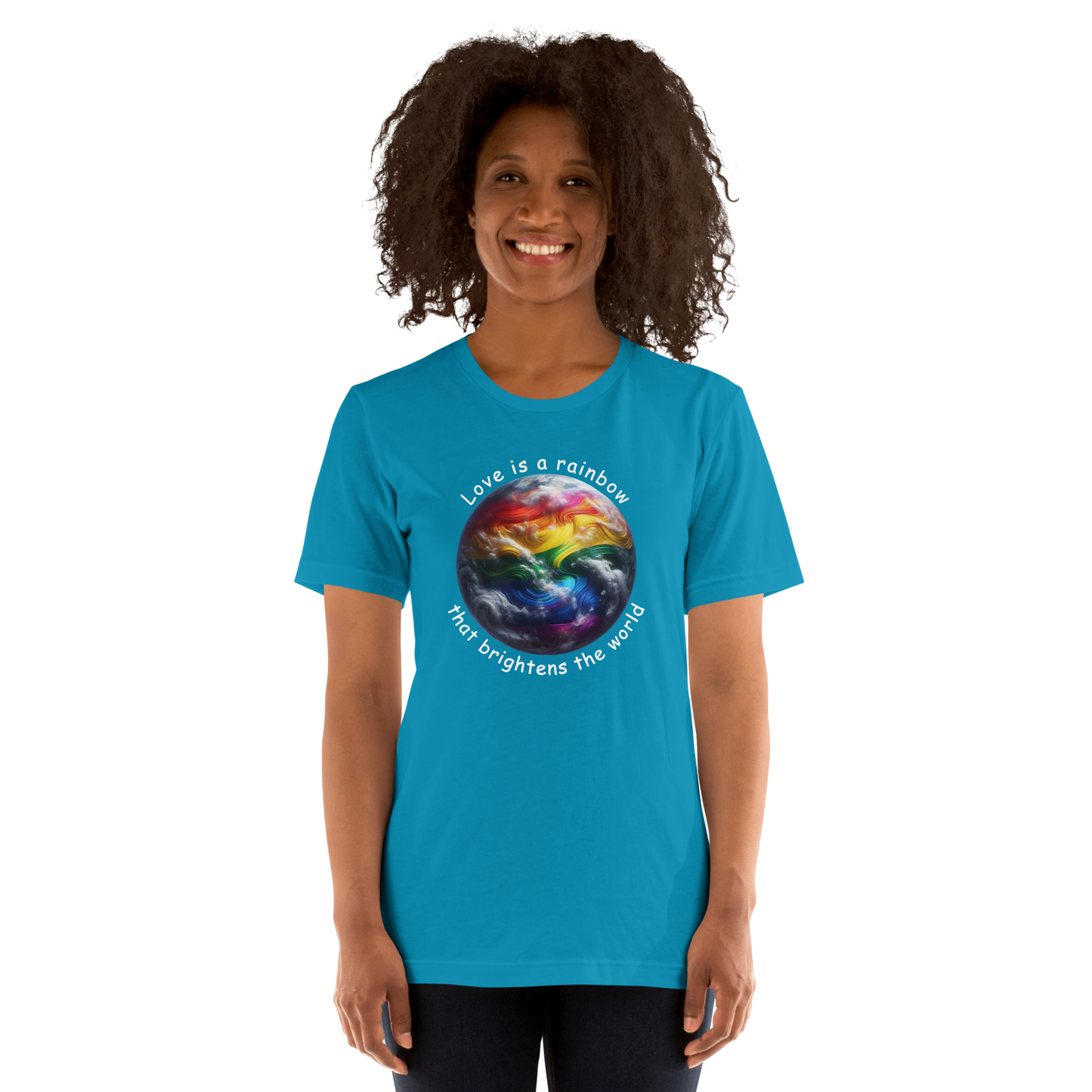 'Love Is Like A Rainbow' Unisex T-Shirt