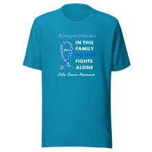 Load image into Gallery viewer, #Lovenpositivevibes &#39;No One Fights Alone&#39; Unisex T-Shirt
