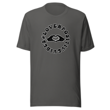 Load image into Gallery viewer, #Lovenpositivevibes Unisex T-Shirt (Black Graphic)
