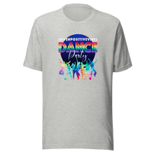 Load image into Gallery viewer, &#39;Lovenpositivevibes Dance Party (Rainbow) Unisex T-Shirt
