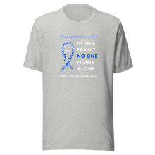 Load image into Gallery viewer, #Lovenpositivevibes &#39;No One Fights Alone&#39; Unisex T-Shirt
