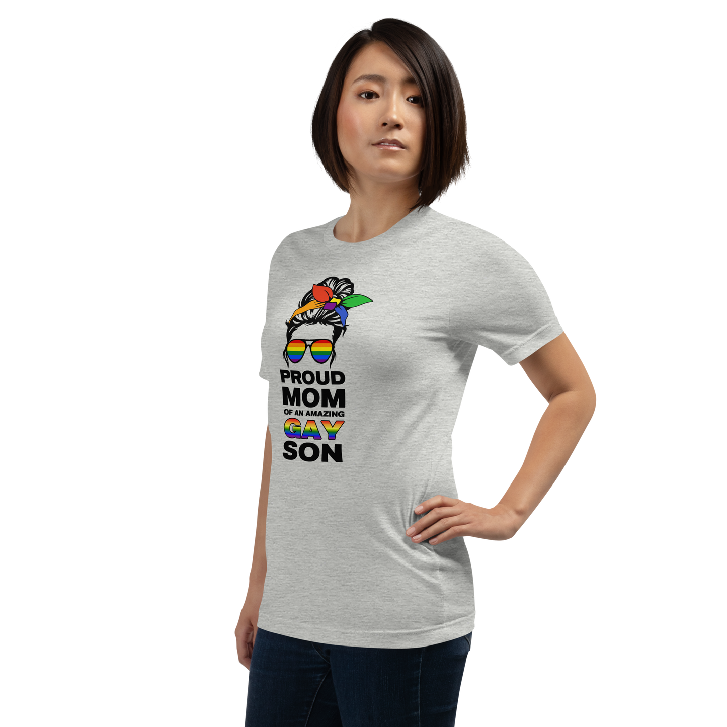 'Proud Mom Of An Amazing Gay Son' Unisex T-Shirt