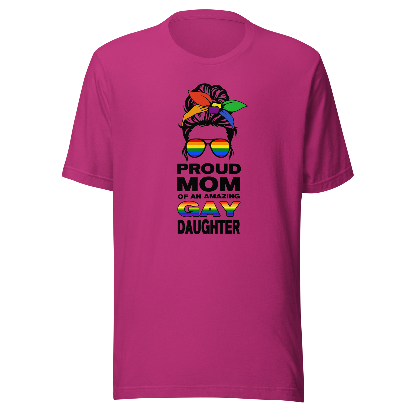 'Proud Mom Of An Amazing Gay Daughter' Unisex T-Shirt