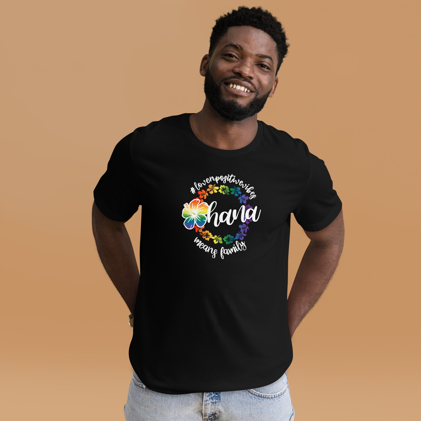 #Lovenpositivevibes 'Ohana' Unisex T-Shirt