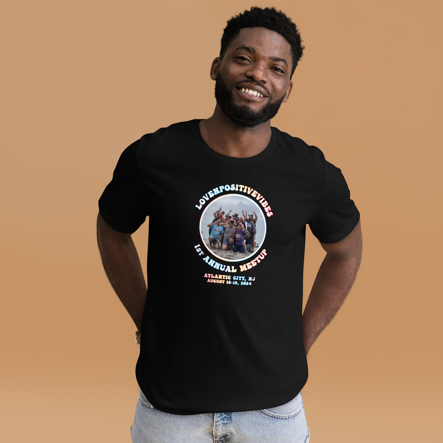 #Lovenpositivevibes 'First Annual Meetup' Unisex T-Shirt