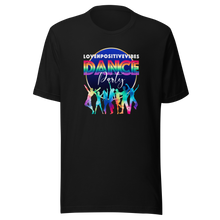 Load image into Gallery viewer, &#39;Lovenpositivevibes Dance Party (Rainbow) Unisex T-Shirt
