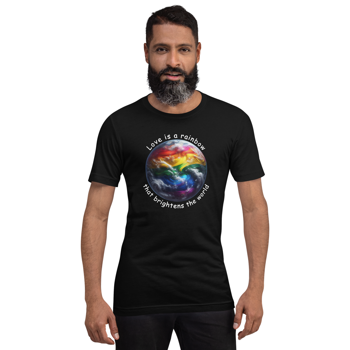 'Love Is Like A Rainbow' Unisex T-Shirt
