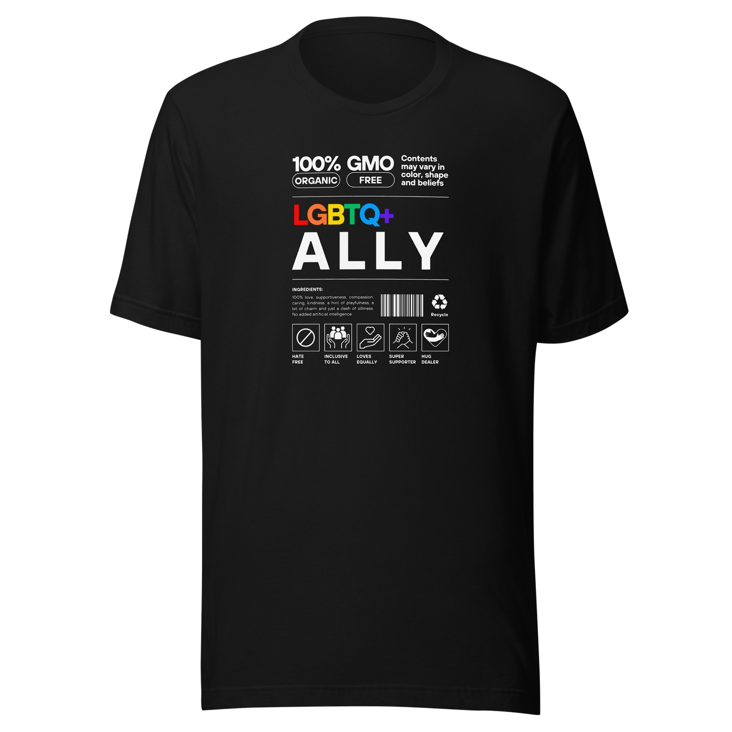 'LGBTQ+ Ally' Unisex T-Shirt