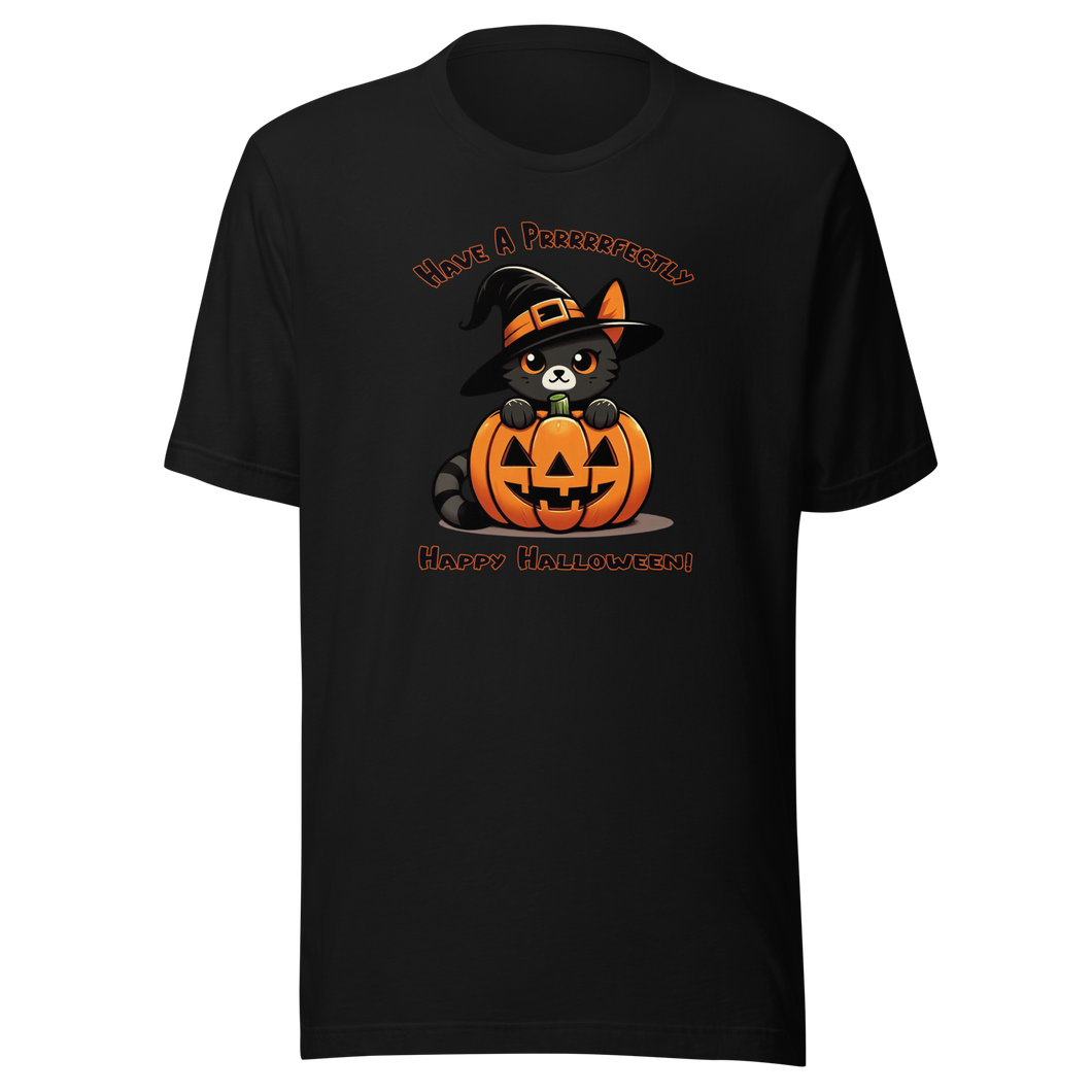 'Prrrrrfectly Happy Halloween' Unisex T-Shirt