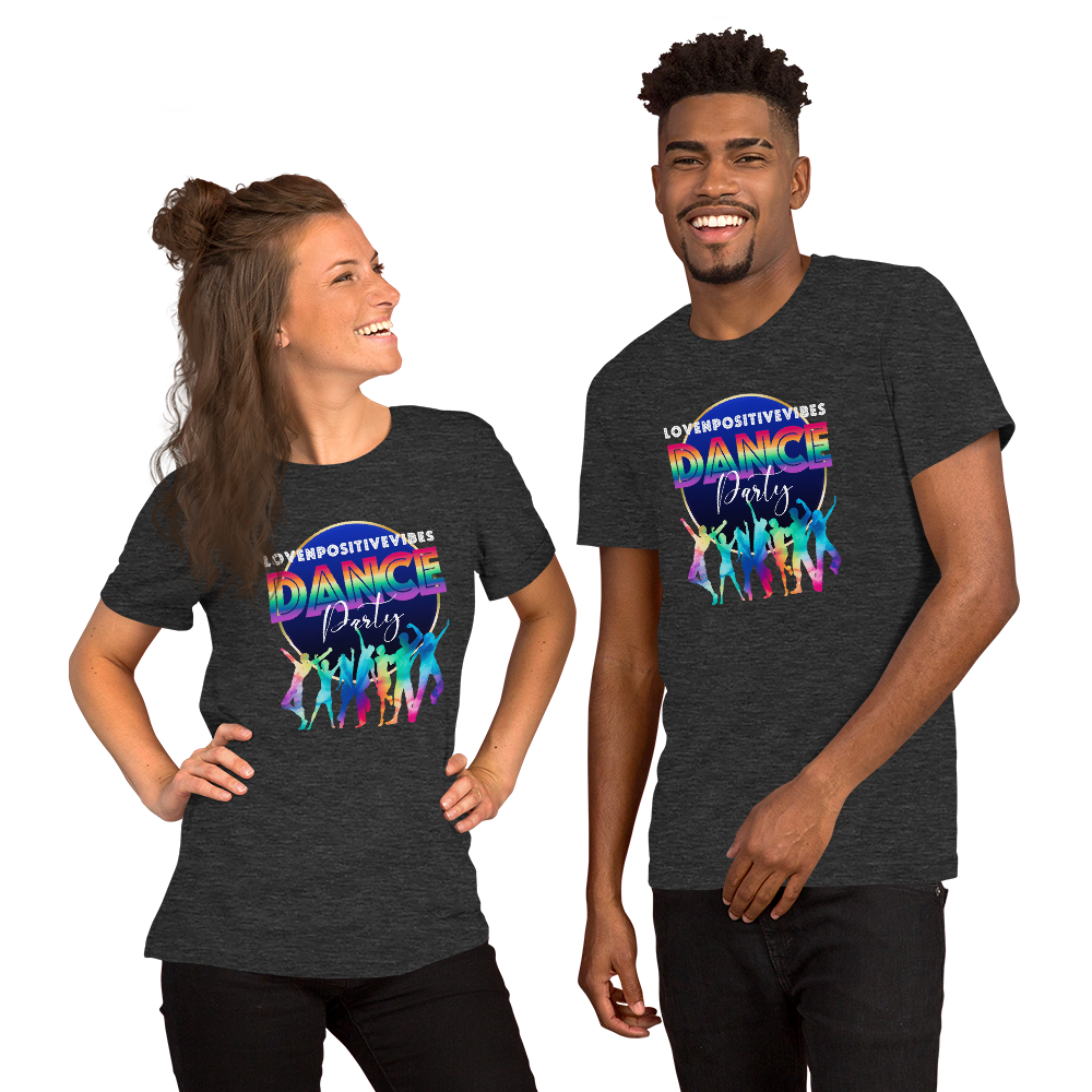 'Lovenpositivevibes Dance Party (Rainbow) Unisex T-Shirt